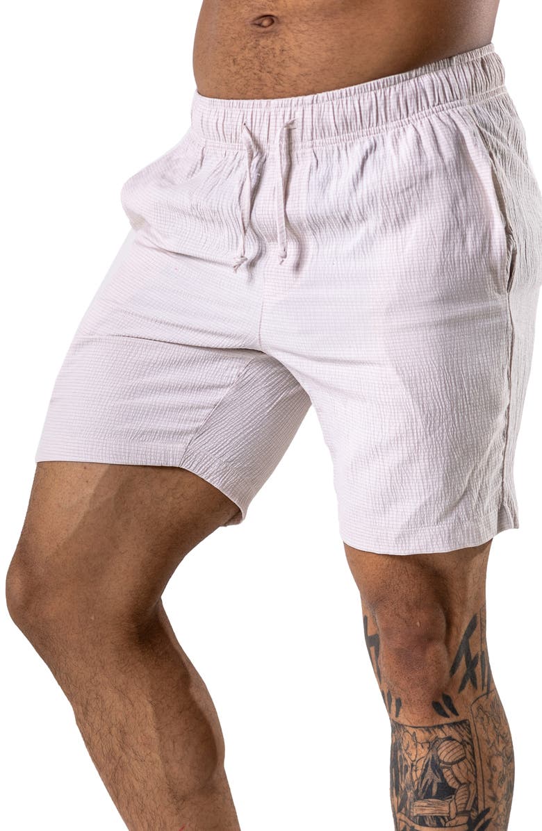 Maceoo Everyday Drawstring Shorts, Alternate, color, White