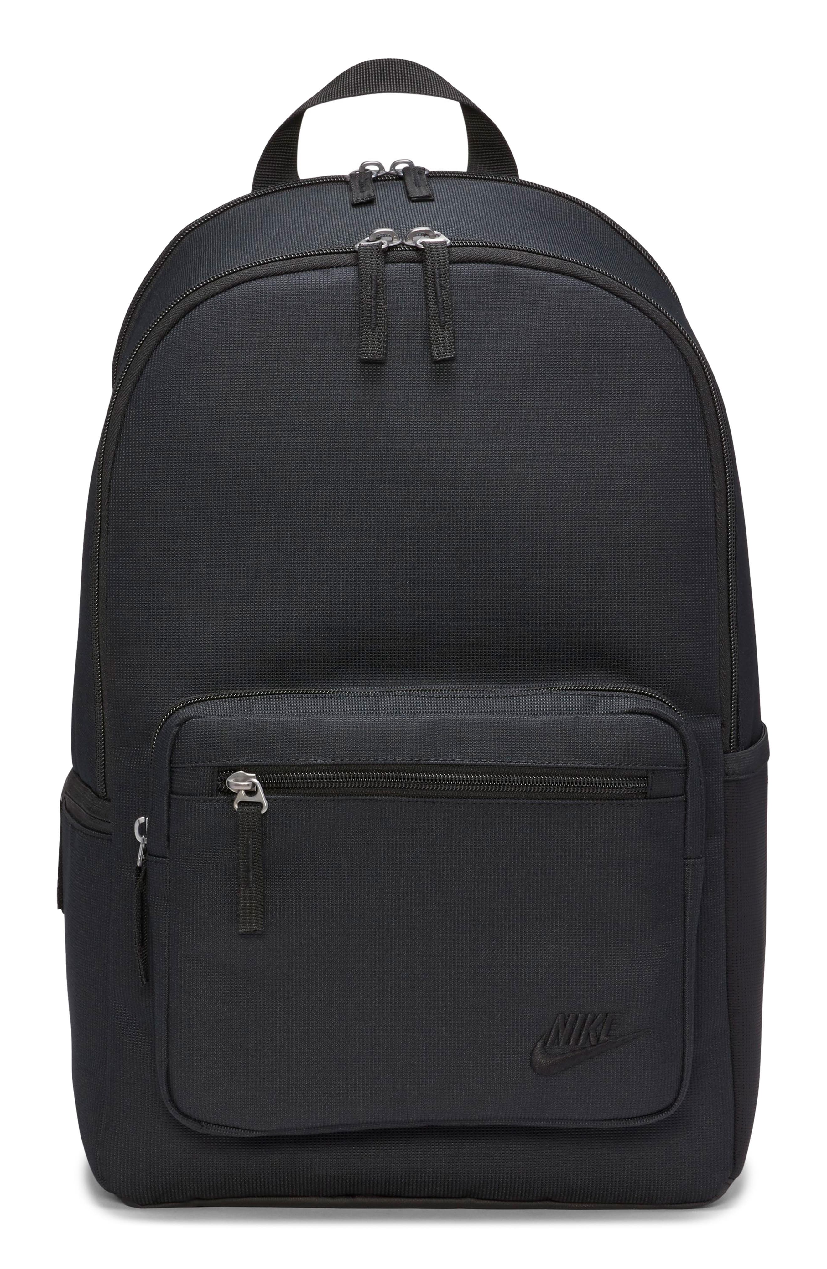 Nike Heritage Eugene Backpack, Main, color, Black/ Black/ Black