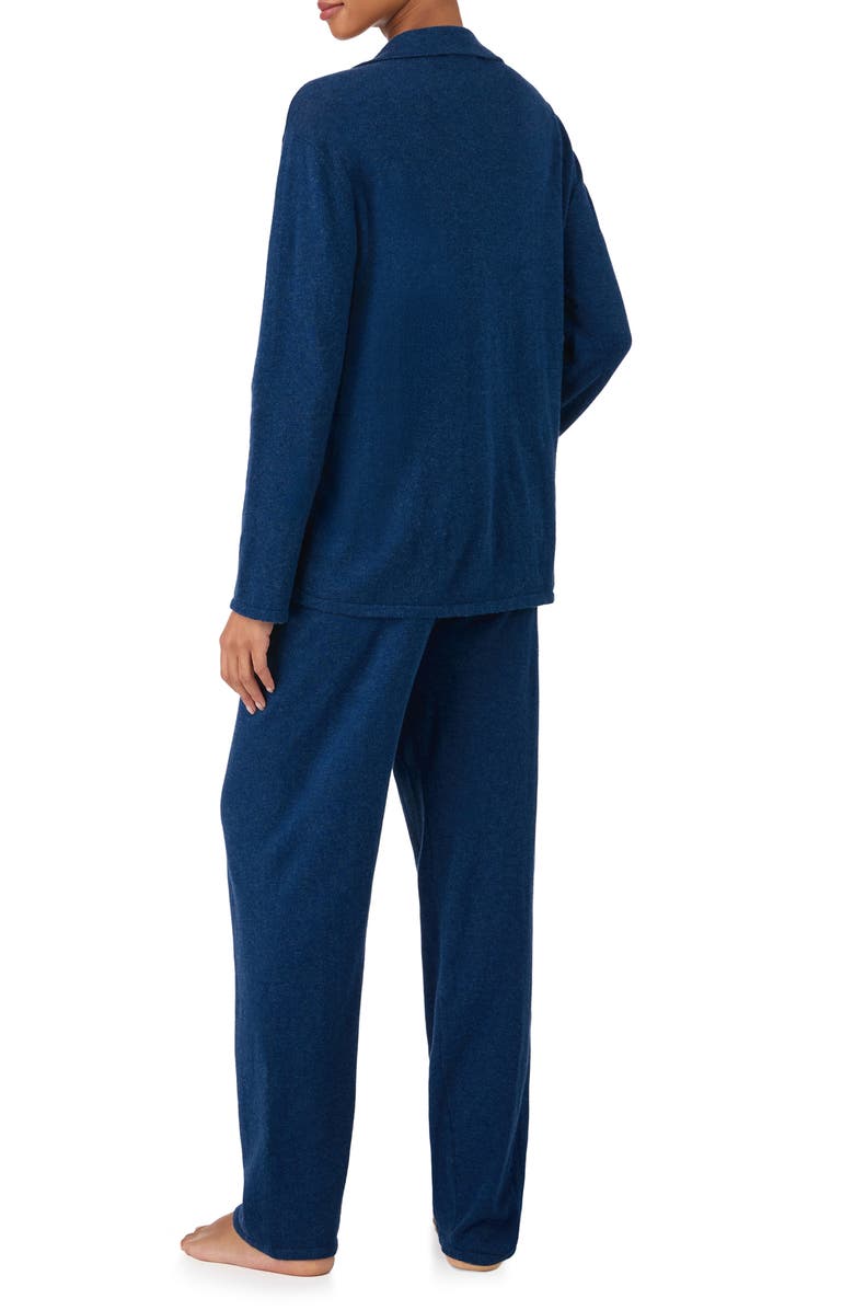 Lauren Ralph Lauren Cotton & Cashmere Pajamas, Alternate, color, Navy