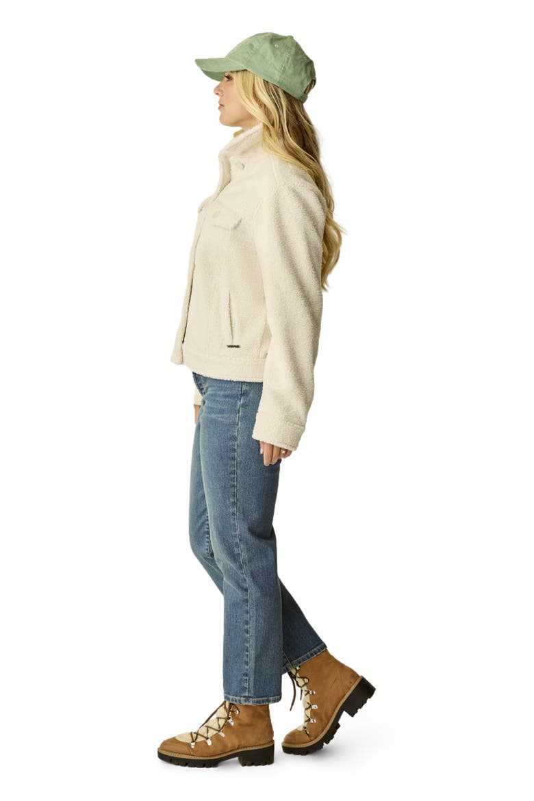 Rhea Boucle Trucker, Alternate, color, Birch