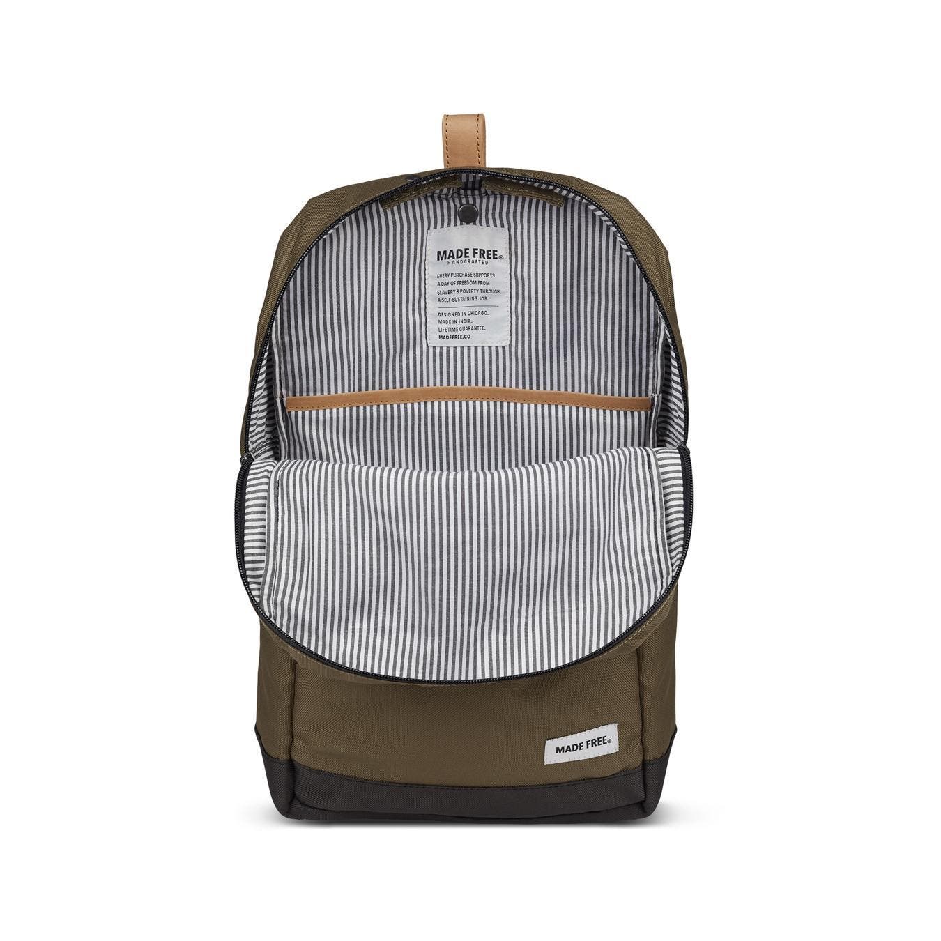Made Free Backpack AW, Alternate, color, Taupe