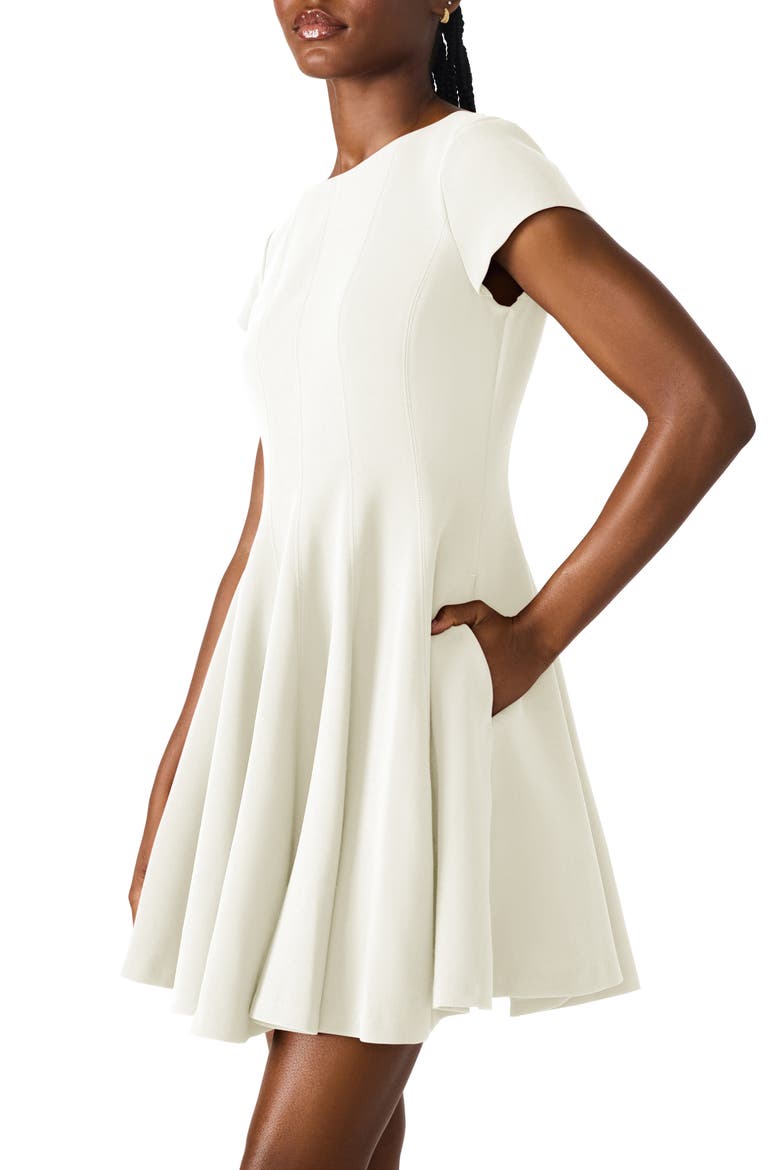 Nili Fit & Flare Minidress, Alternate, color, ANTIQUE