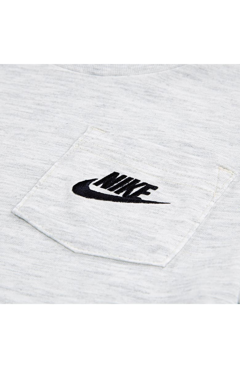 Nike Kids' Slub Pocket T-Shirt & French Terry Cargo Shorts Set, Alternate, color, Steam