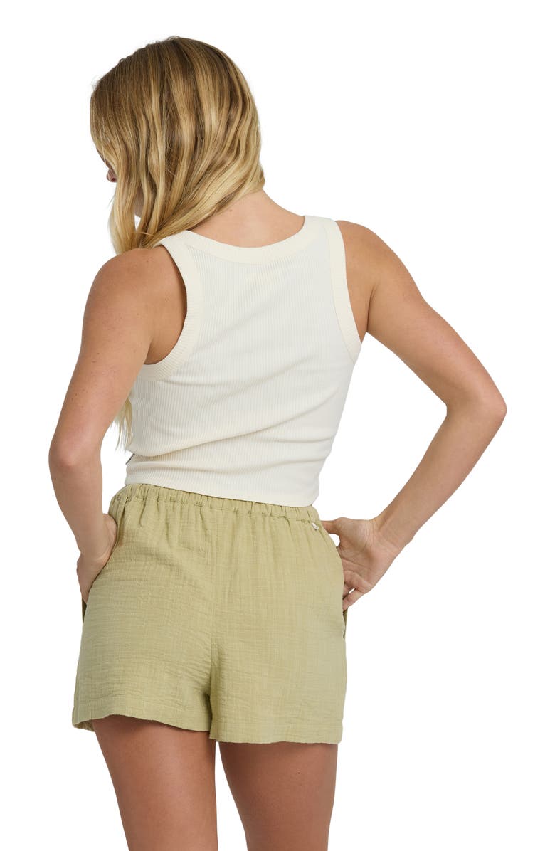 Billabong Wanderer Cotton Drawstring Shorts, Alternate, color, Cactus