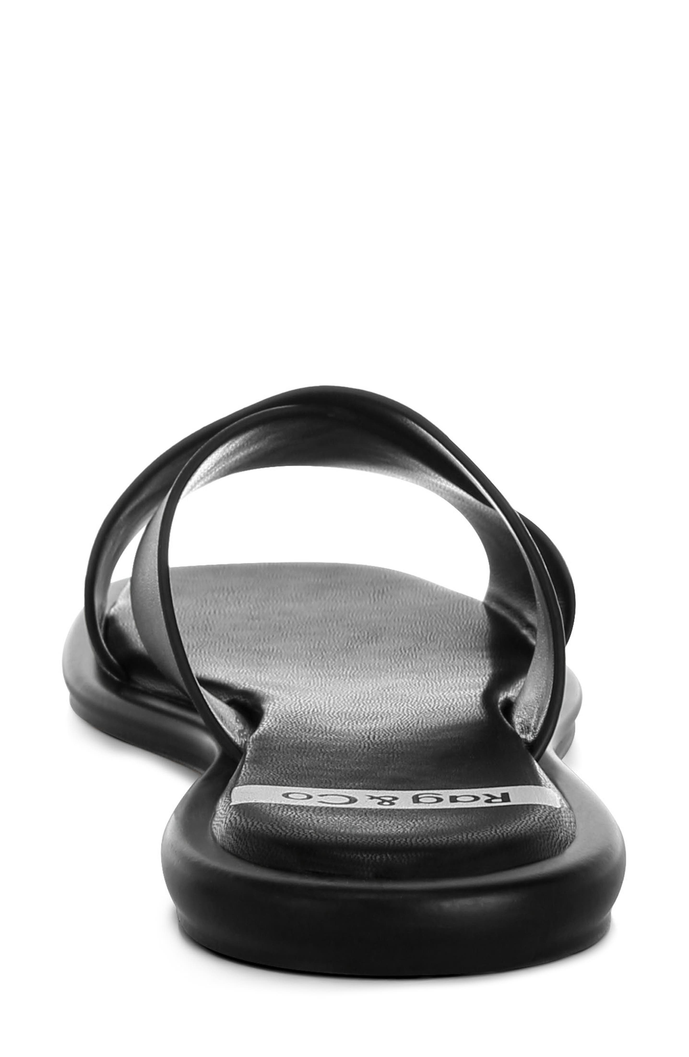 Shosa Slide Sandal, Alternate, color, BLACK