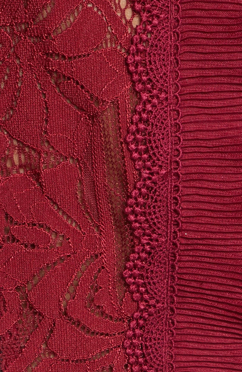 Simkhai Jonathan Simkhai Tower Mesh Lace Ruffled Dress, Alternate, color,