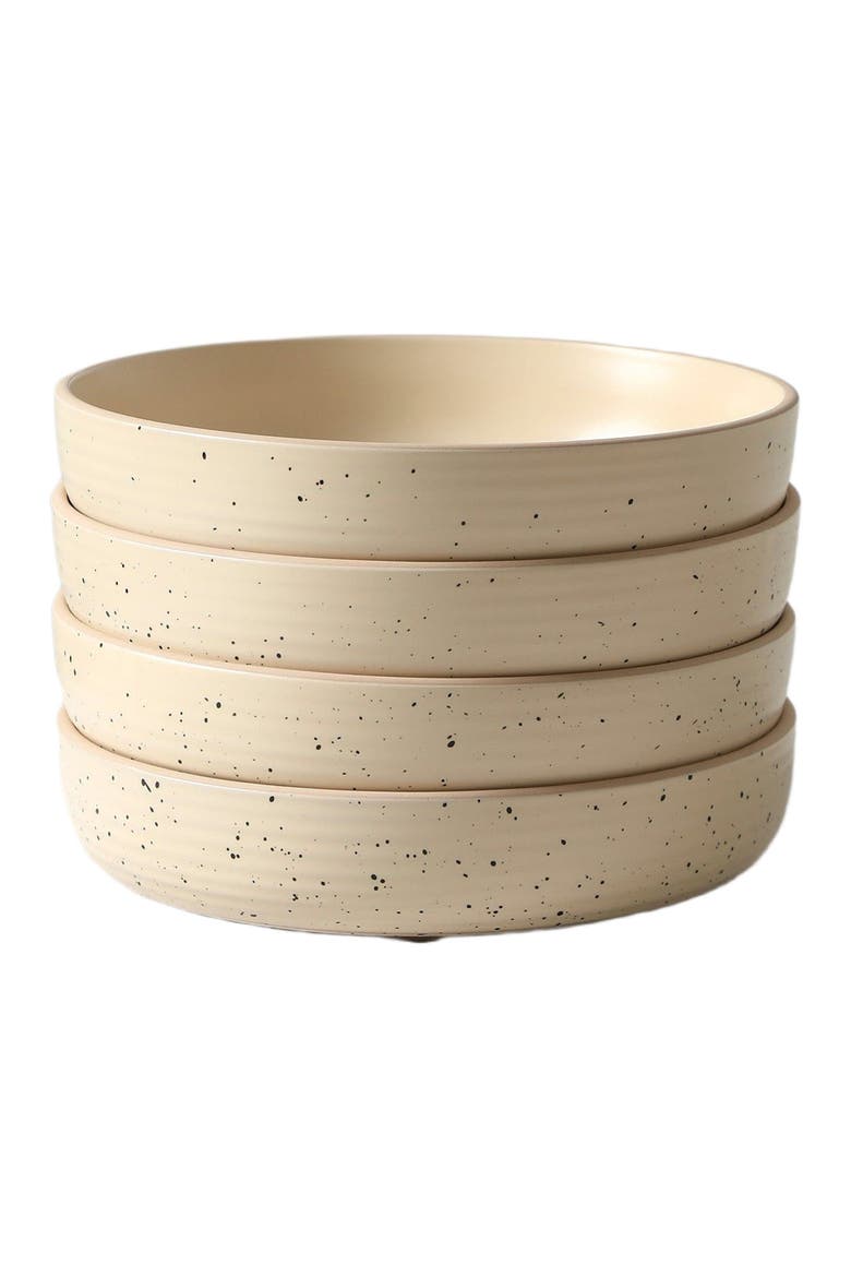 Lauren Stoneware 16-Piece Dinnerware Set, Alternate, color, Beige