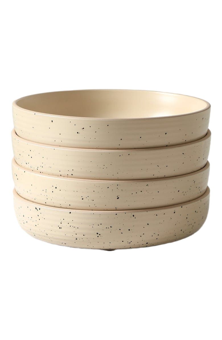 Stone Lain Lauren Stoneware 16-Piece Dinnerware Set, Alternate, color, Beige