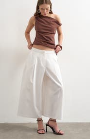 Topshop Linen Blend Culottes