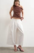 Topshop Linen Blend Culottes