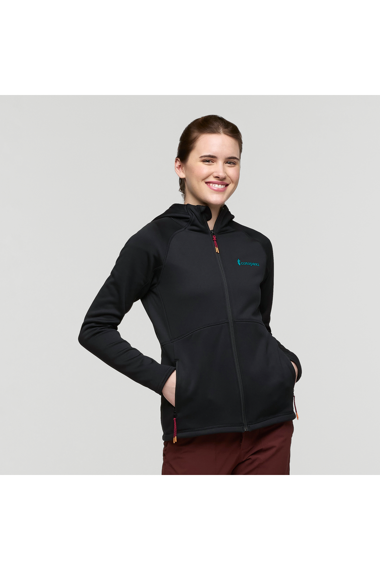 Tempa Fleece Hooded Jacket - Women's, Main, color, Cotopaxi Black