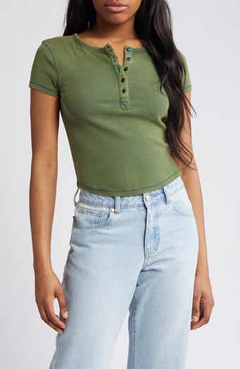 BDG Urban Outfitters Rib Henley T-Shirt