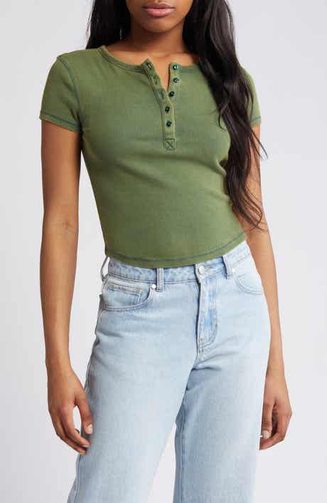 BDG Urban Outfitters Rib Henley T-Shirt