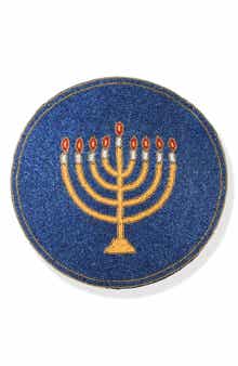 Tiramisu The Festival of Lights Beaded Menorah Coaster