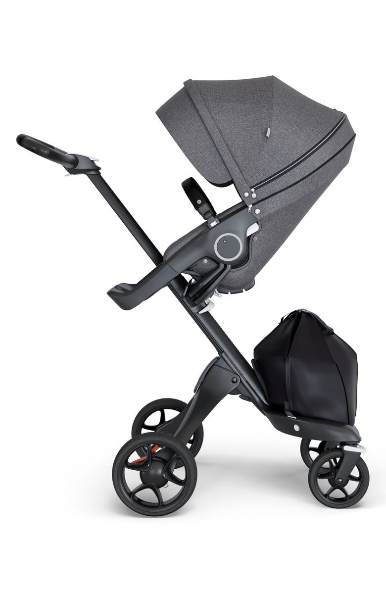 Stokke Xplory<sup>®</sup> Black Chassis Stroller, Main, color,