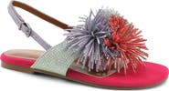 Kurt Geiger London Kids' Mini Fringe Slingback Sandal