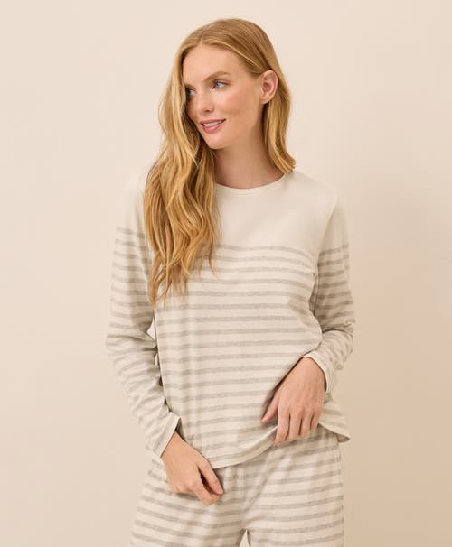 Pact Organic Cotton Cool Stretch Relaxed Sleep Shirt In White