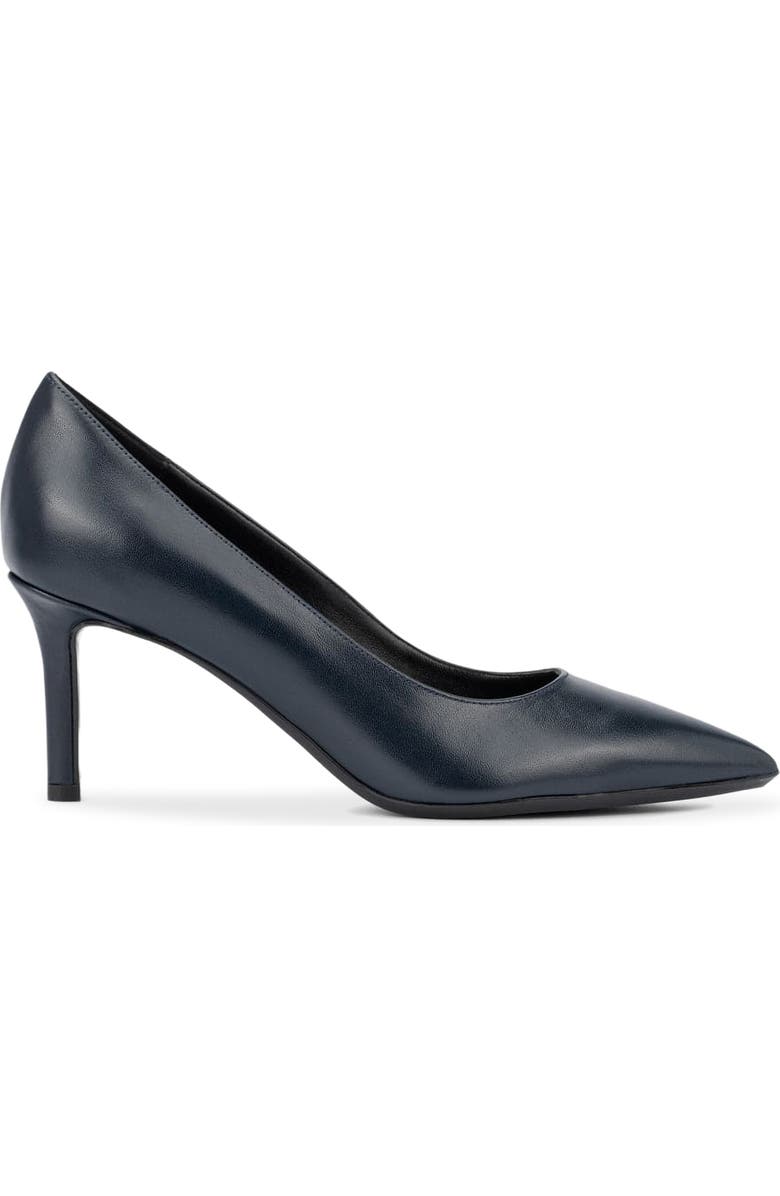 Aquatalia Melina Pointed Toe Pump, Alternate, color, Navy