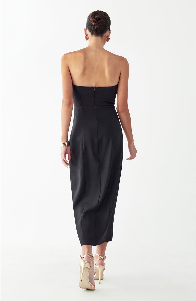 WILLA Vale Midi Dress, Alternate, color, Black