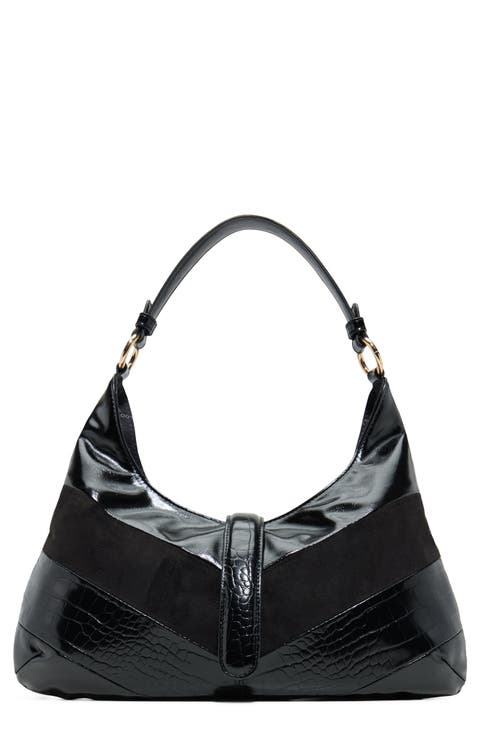 Caltun Faux Leather Hobo Bag