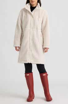 Iris High-Pile Fleece Longline Coat