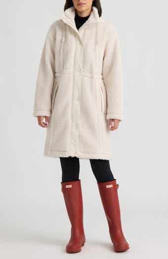 Iris High-Pile Fleece Longline Coat