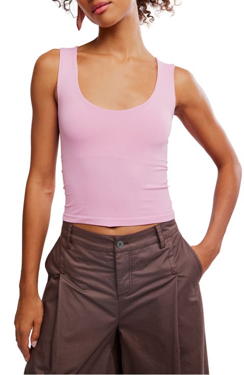 Clean Lines Seamless Crop Muscle Tank