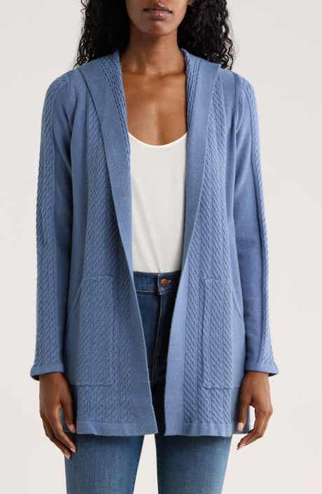 CYRUS Cable Knit Hooded Cardigan