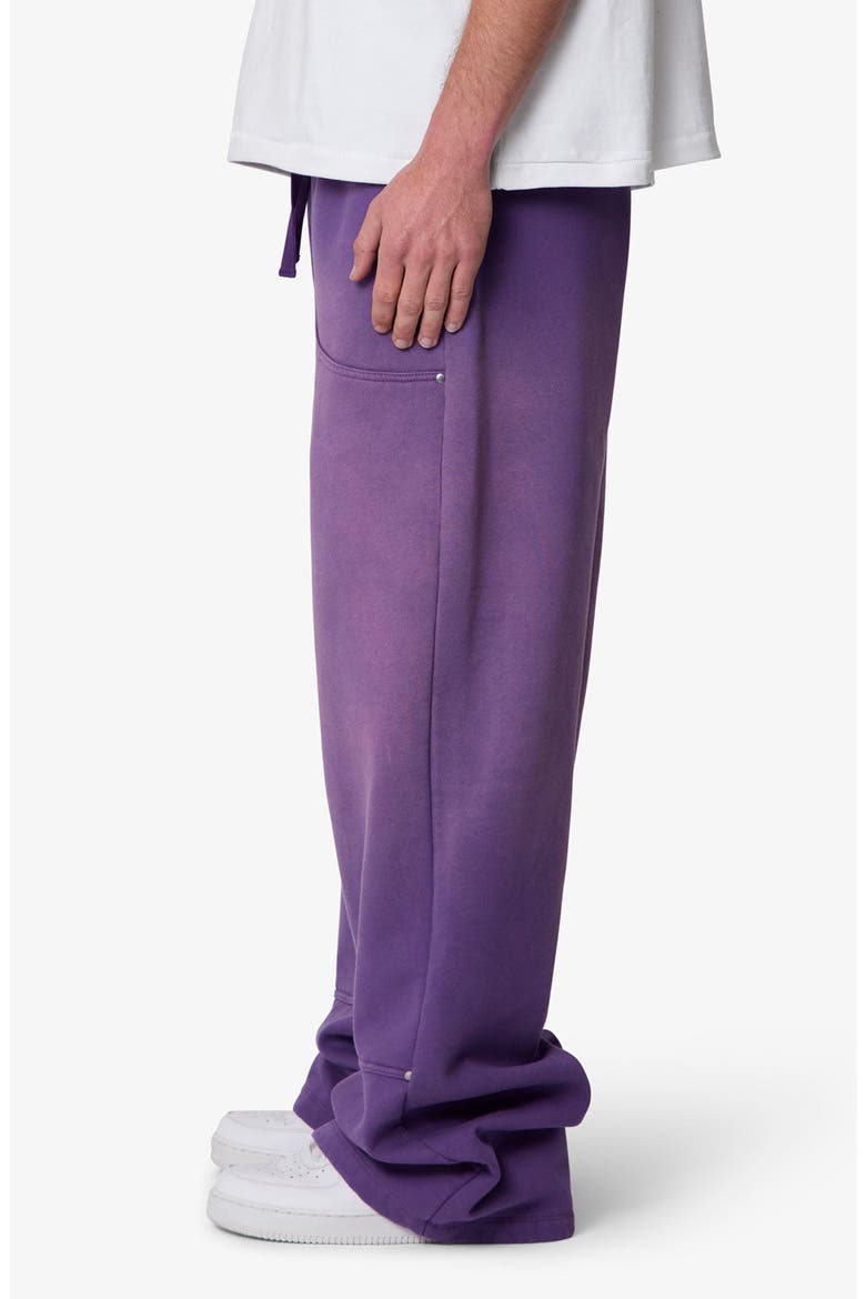 West Baggy Fit Double Knee Sweatpants, Alternate, color, PURPLE
