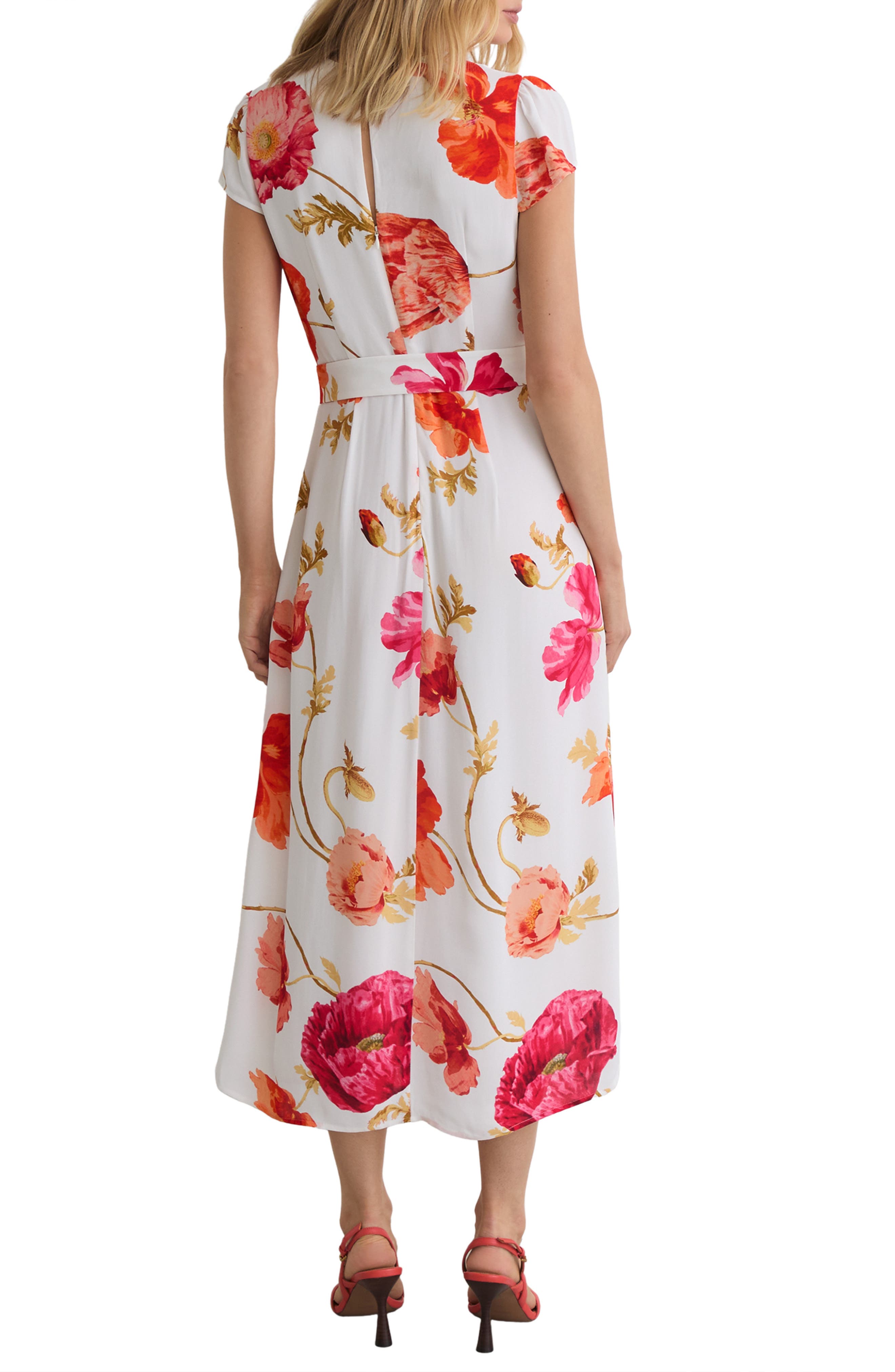 lyra natural linen midi dress ALLSAINTS Lyra Linen Midi Dress