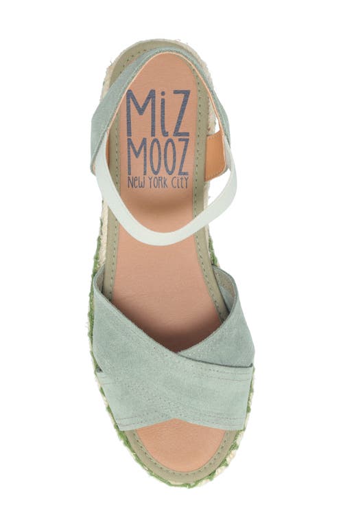 Miz Mooz Vena Espadrille Wedge In Sage