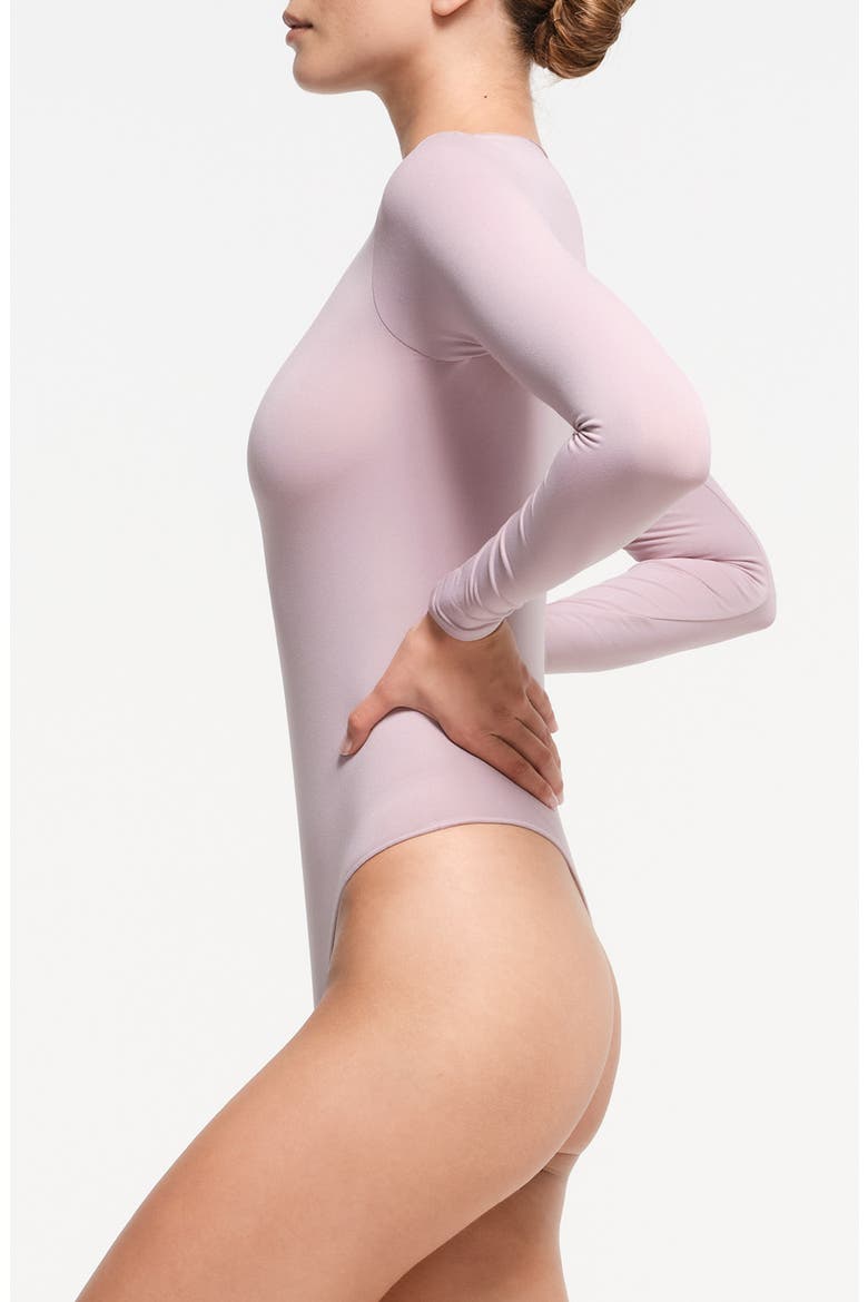 Essential Bodysuits Crewneck Long Sleeve Bodysuit, Alternate, color, DUSK