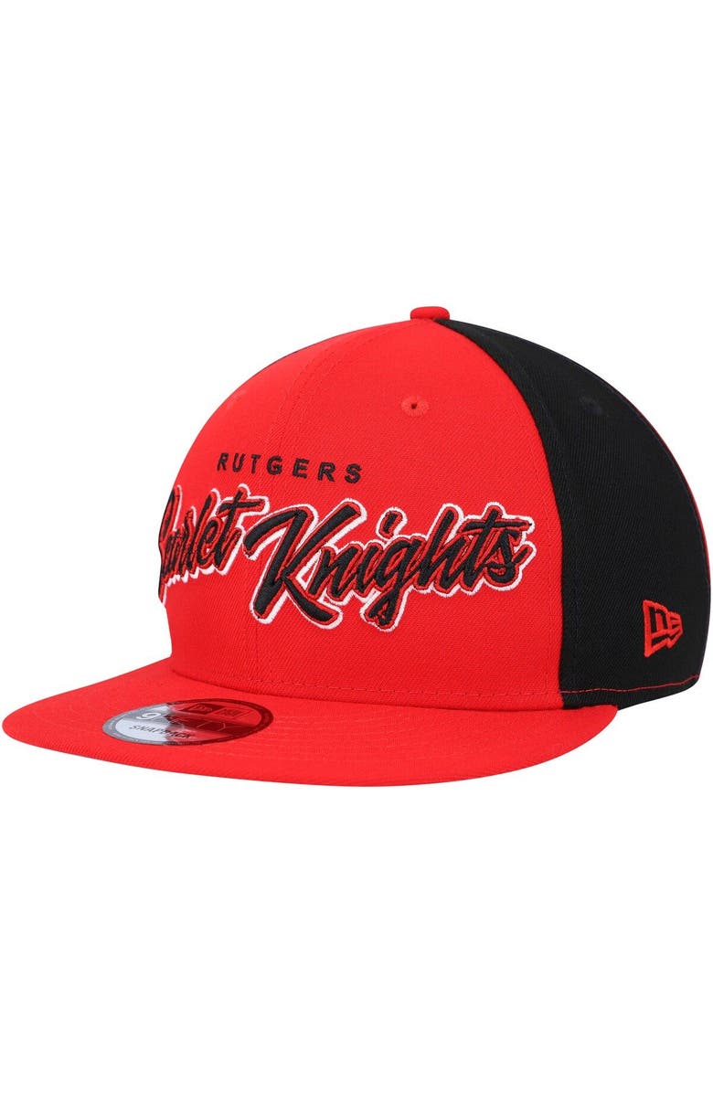 New Era Men's New Era Scarlet Rutgers Scarlet Knights Outright 9FIFTY Snapback Hat, Alternate, color, Scarlet