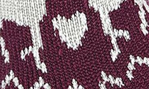 Memoi Assorted 2-pack Terry Cushioned Crew Socks In Burgundy