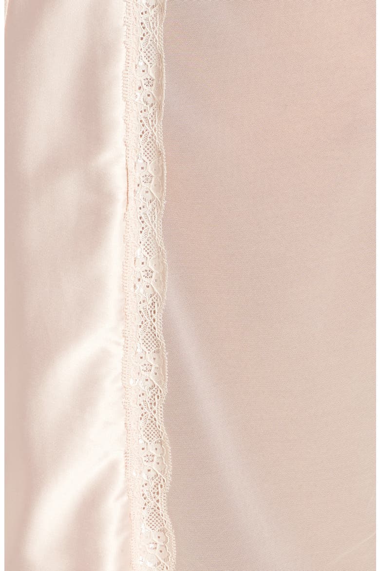 Sheer Wrap & G-String, Alternate, color, SILVER PEONY