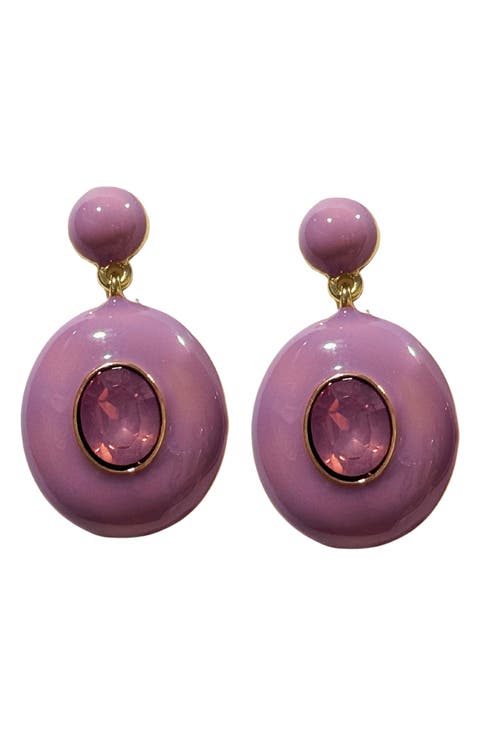 Maggie Crystal Drop Earrings