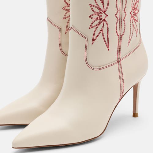 Marc Nolan Jolene Stiletto Ankle Boots In White