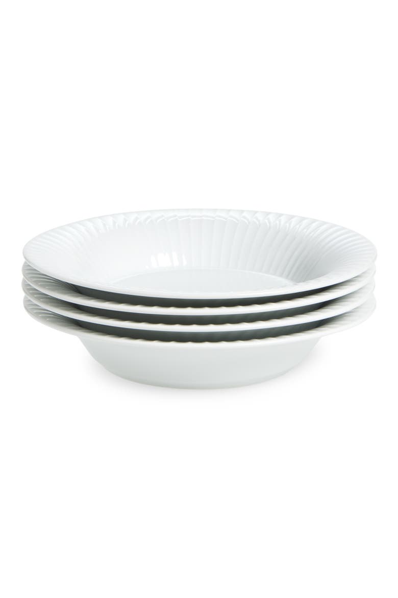 Hammershøi Set of 4 Plates, Main, color, WHITE