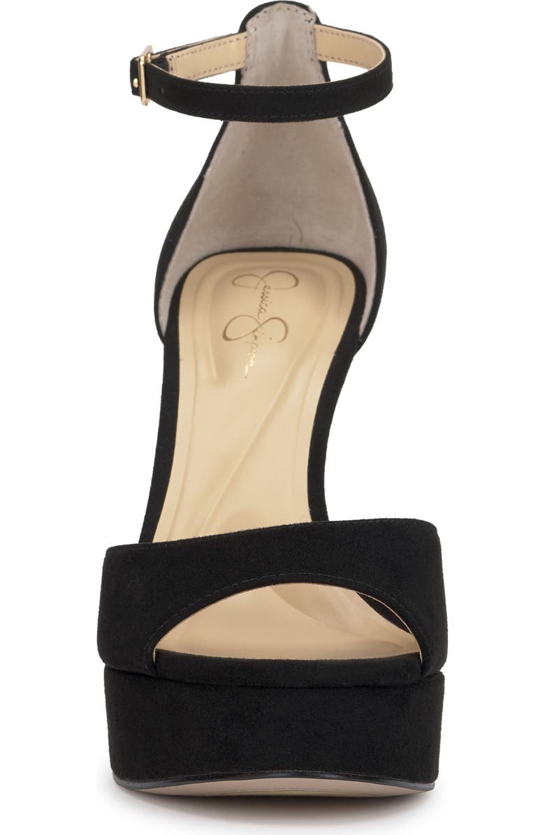 Jessica Simpson Sohilea Ankle Strap Platform Sandal, Alternate, color, Black 04