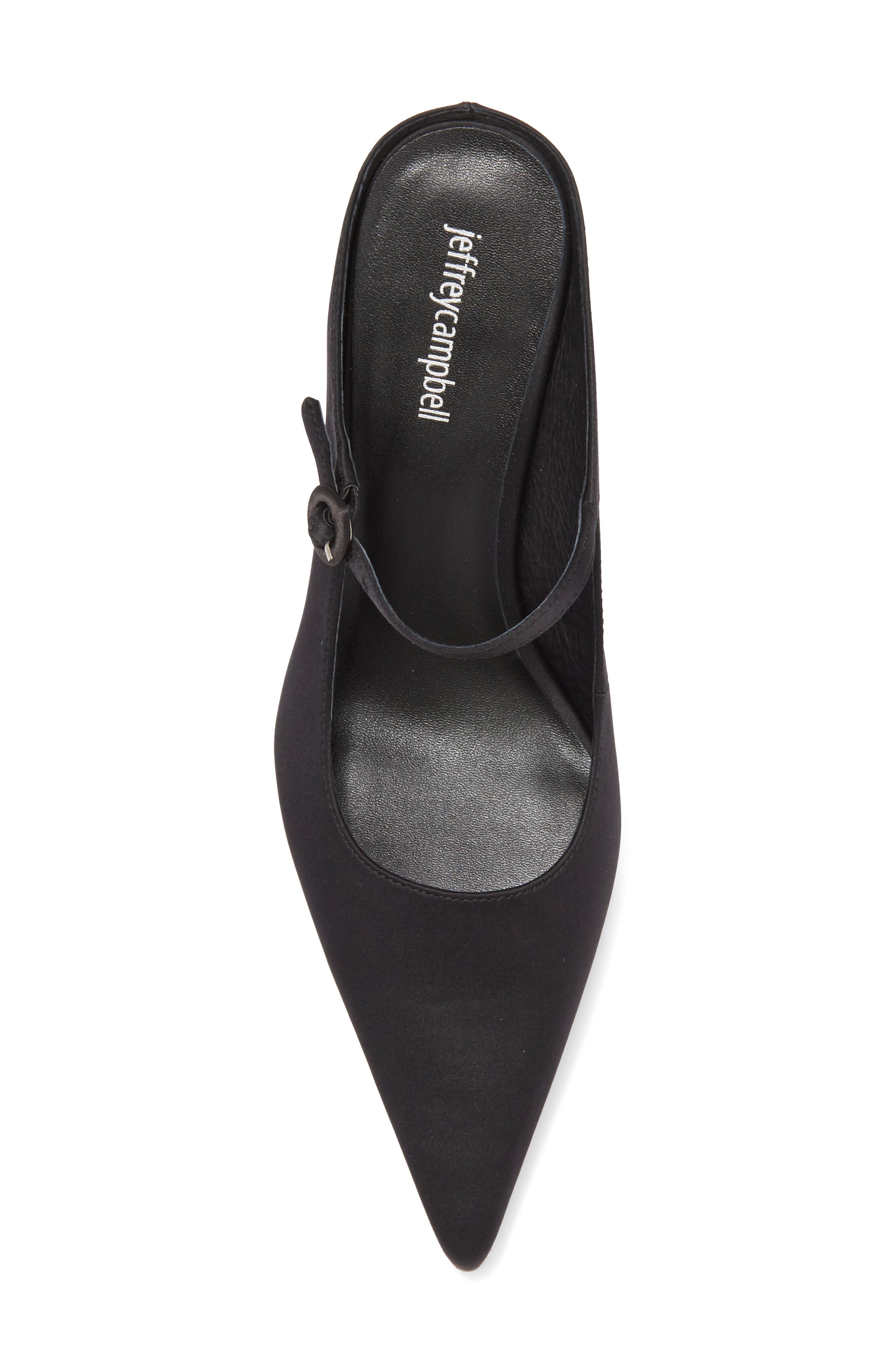 Tiyera Pointed Toe Mule, Alternate, color, BLACK SILK