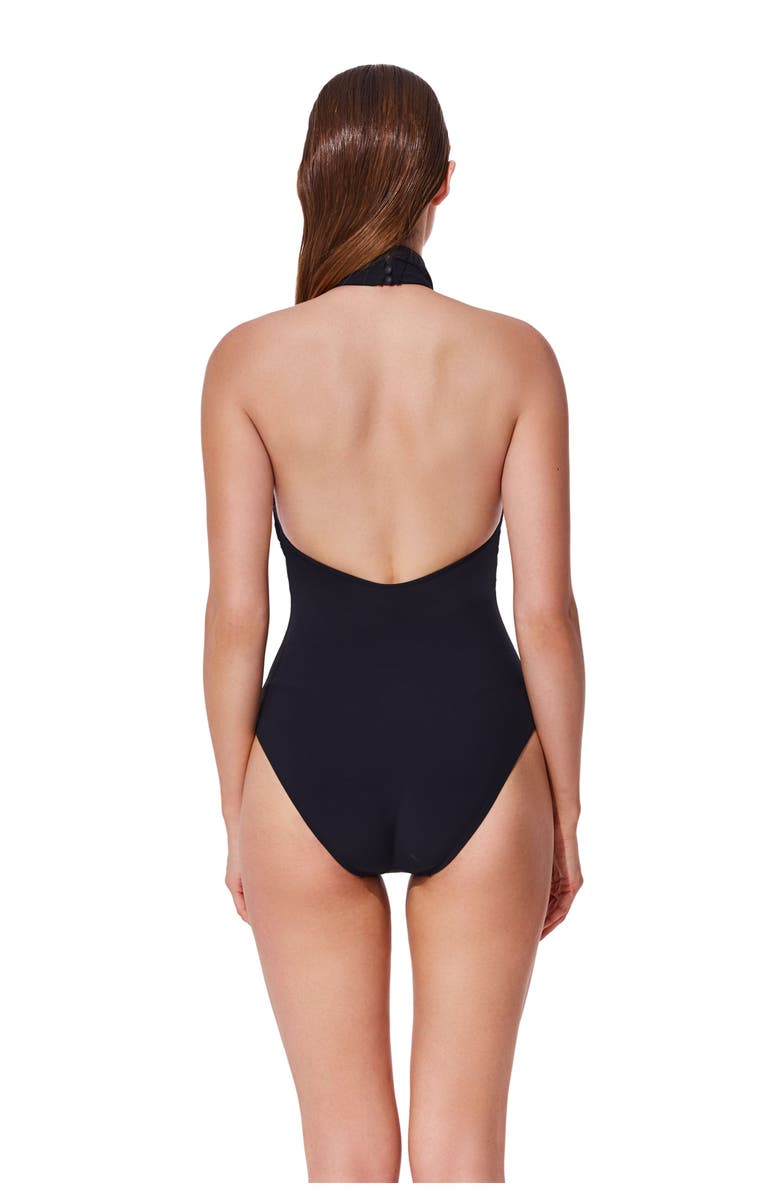 Gottex Hokkaido Mock Neck One Piece, Alternate, color, 