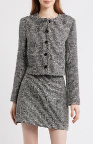 Theory Tweed Cardigan