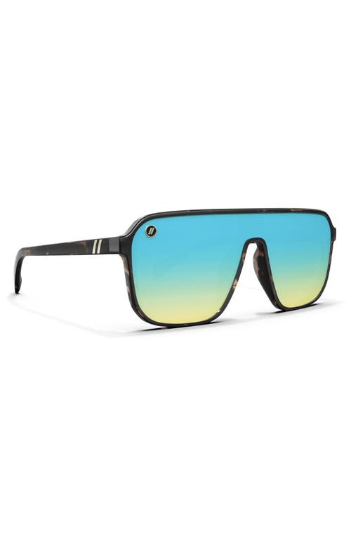 Blenders Eyewear Meister X2 133mm Polarized Flat Top Sunglasses In Multi