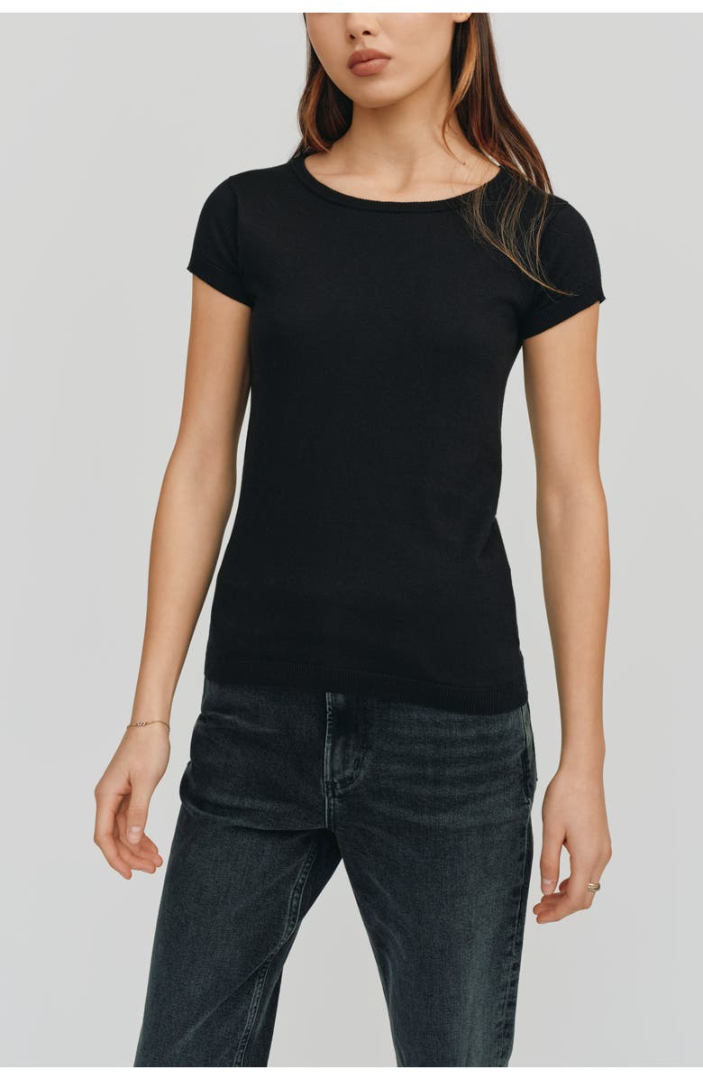 Kathryn McCarron Greta Tee, Main, color, Black