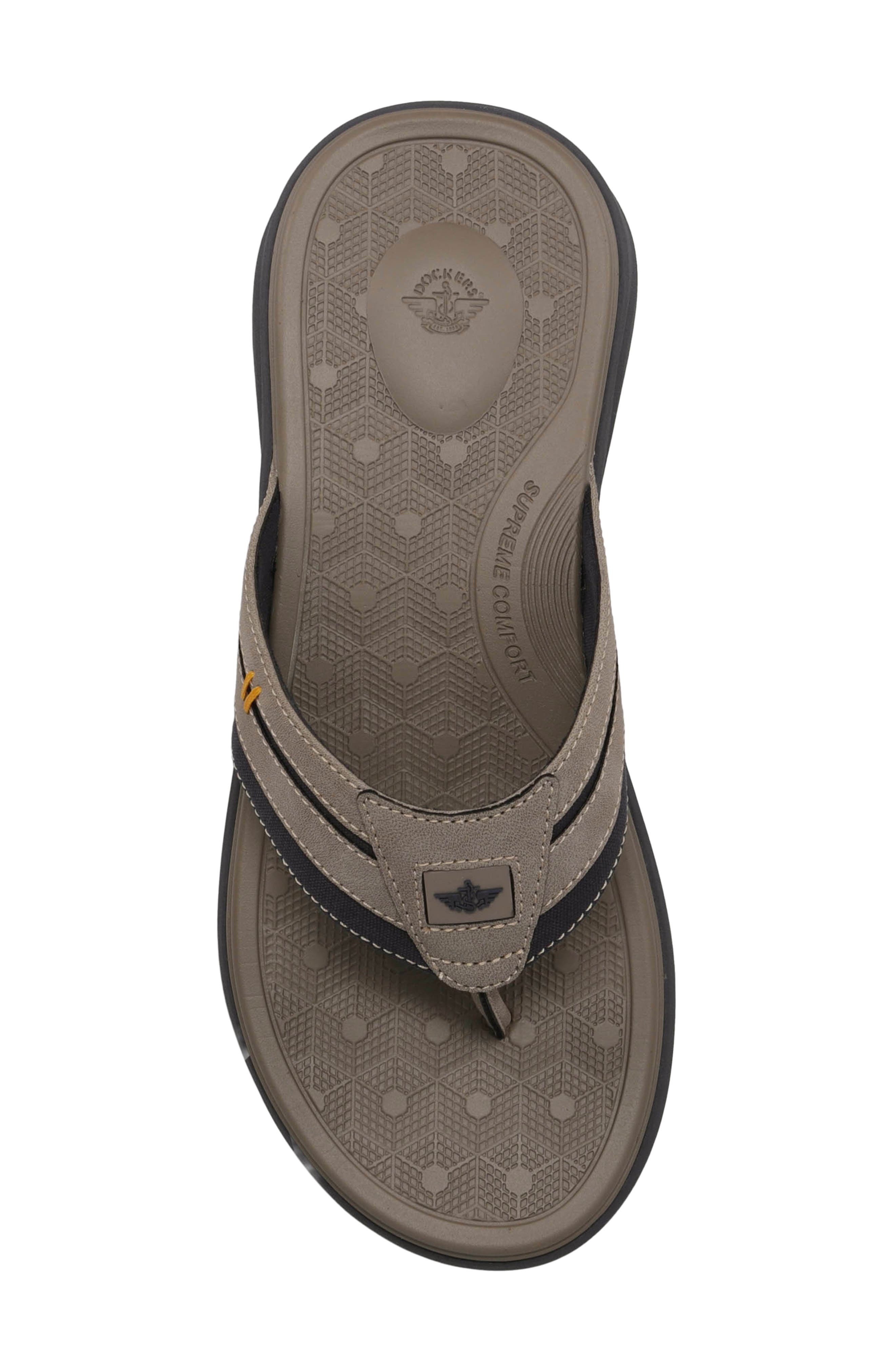Dockers<sup>®</sup> Cliff Flip Flop, Alternate, color, Gray/ Navy