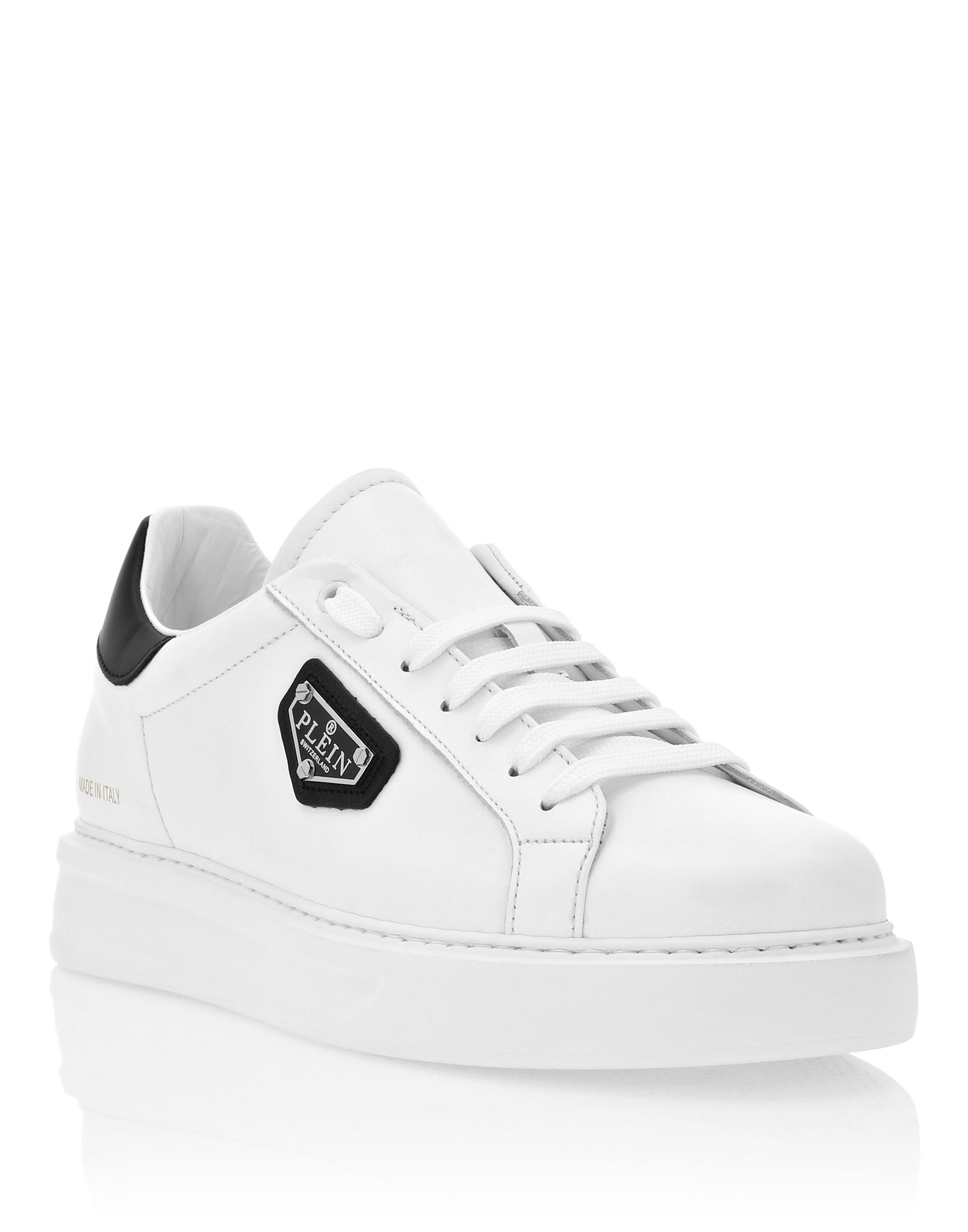 Low-Top Sneakers Titan Plein Unisex, Main, color, white/black