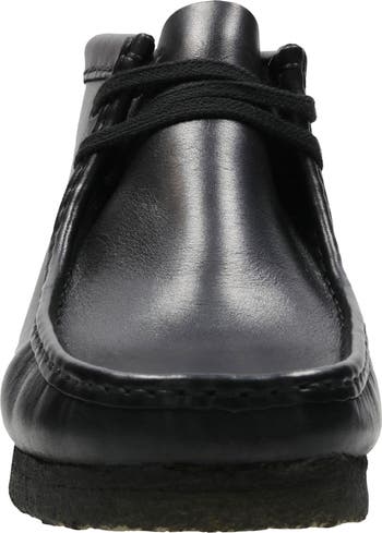 CLARKS Wallabee BOOT\"BLACK Leather” 28.5 Men's Clarks Wallabee Boot - Black Leather | Cool J's Miami