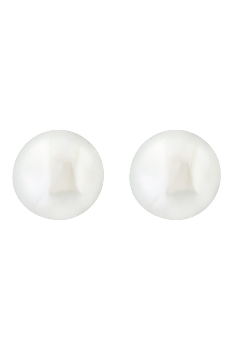 Freshwater Pearl Necklace & Earrings Set, Alternate, color, WHITE