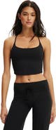 COTTON ON BODY Women's Active Ultra Soft Cropped Twist Back Tank