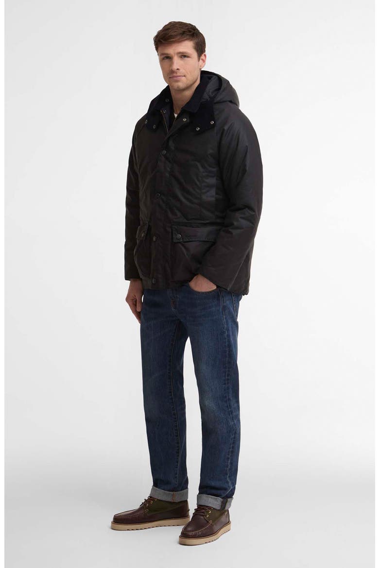 Modern Beaufort Waxed Cotton Jacket, Alternate, color, NAVY/ SHADOW CLASSIC